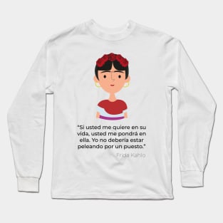 Frida Kahlo Long Sleeve T-Shirt